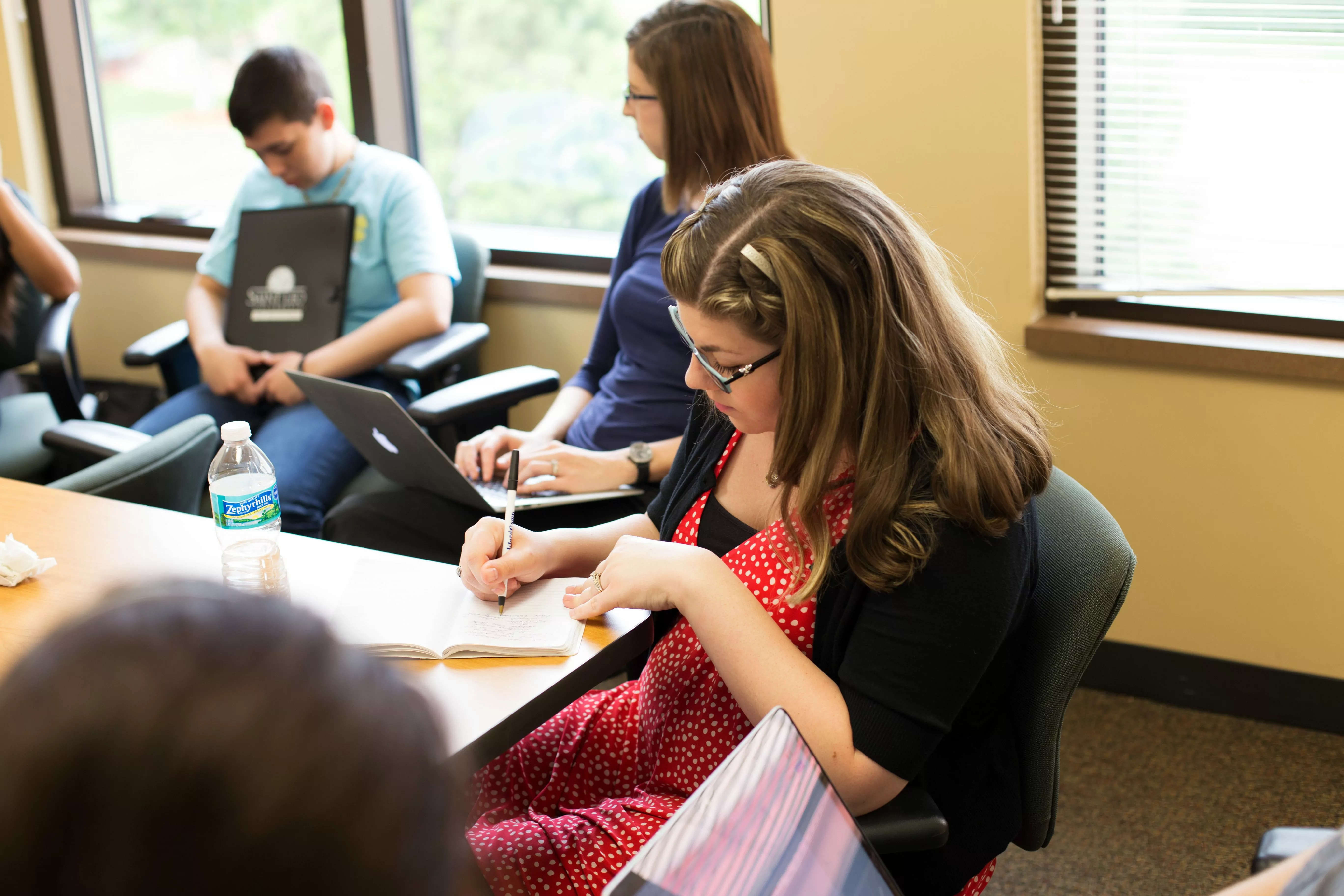 IMG_2383 Echo Delta team member taking notes during discovery at Saint Leo University