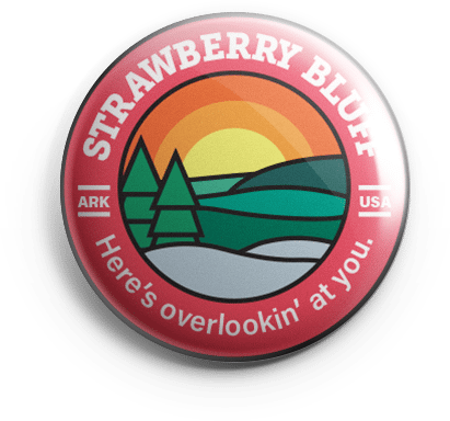 Ozarks Pin - Strawberry Bluff