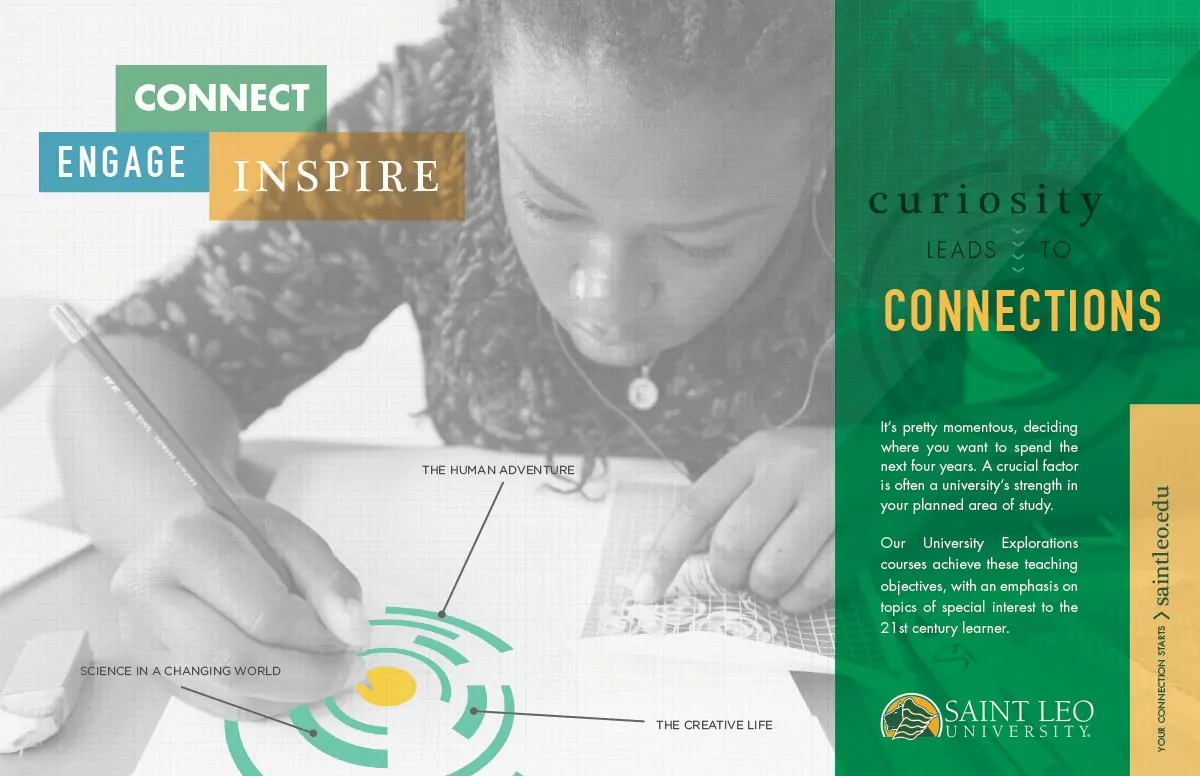 SLU Radial Graphic Postcard