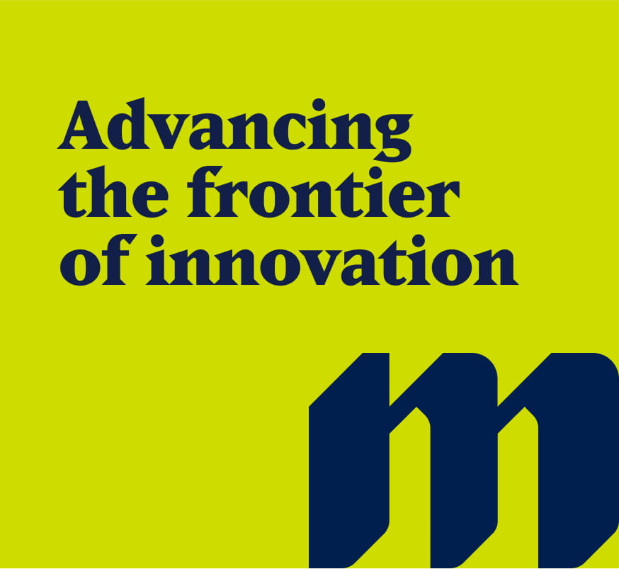 Campaign tagline: Advancing the frontier of innovation